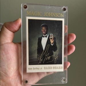 🖤1991 Card Guard Promo Baseball #1 Ken Griffey Jr Gold Edition Signature